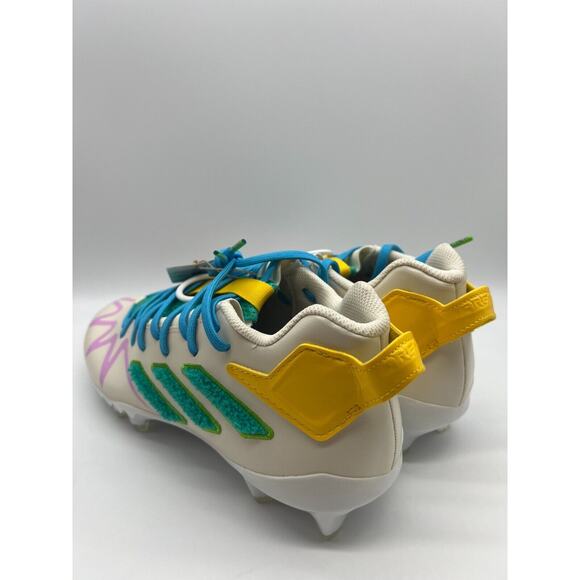 adidas Athletic Cleats in Cream, Green, Blue & Pink main image 10